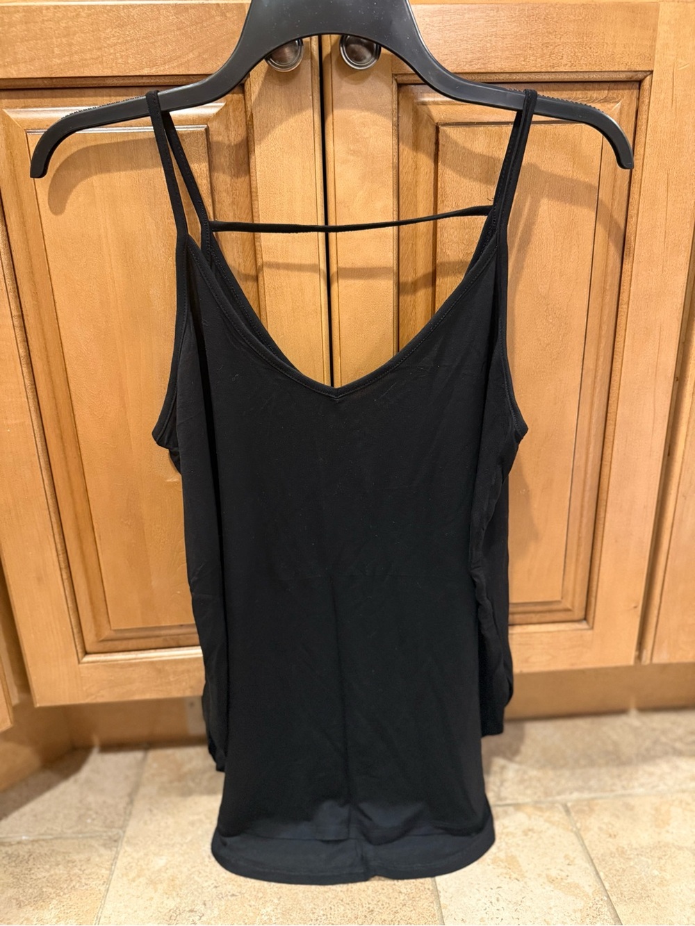 Z Supply Black V-Neck Spaghetti Strap Camisole